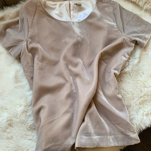 J. Crew Tops - JCREW Velvet Top